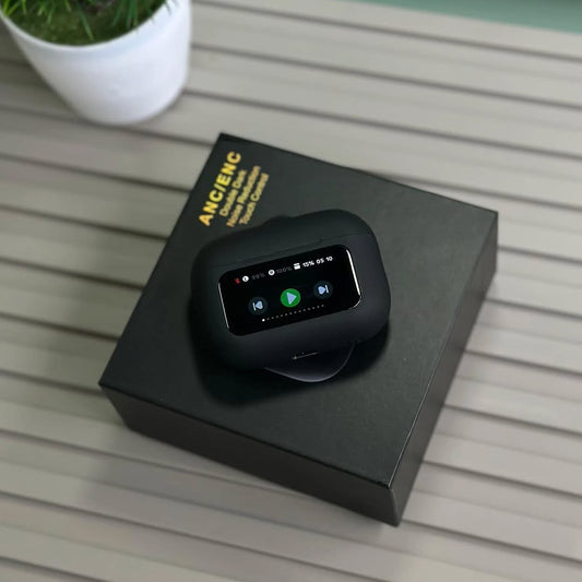 A9 Pro ANC/ENC Wireless Earbuds | Touch Screen Control | Double Dark Noise Reduction | (Orignal)